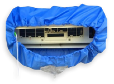 A/C cleaning cover